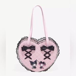 💕Sale💕 Her Universe My Melody X Kuromi Lolita Figural Heart Bag